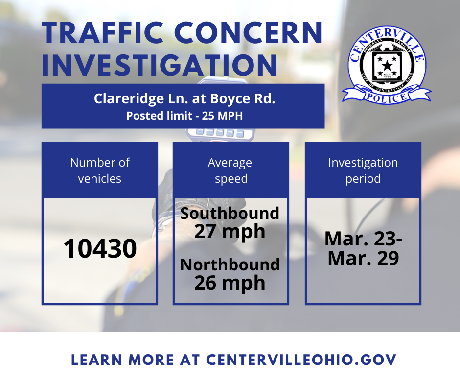 Traffic Concerns - Clareridge