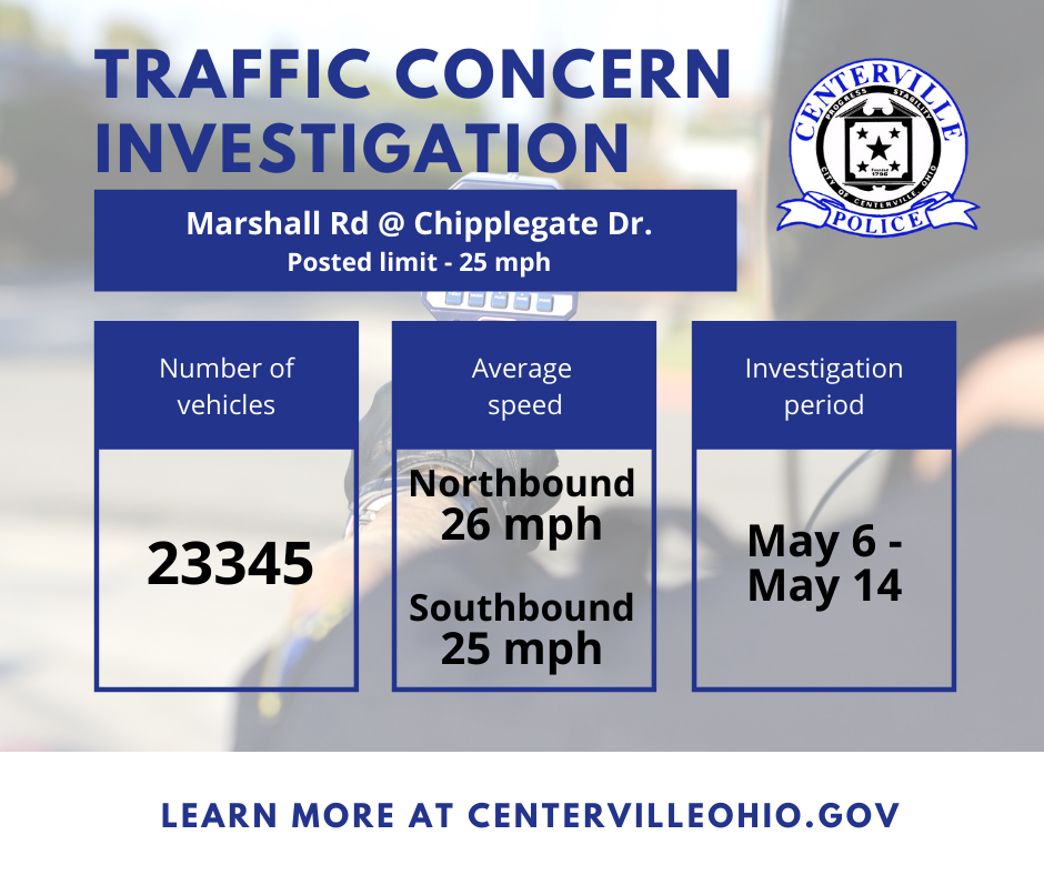 Copy of Traffic Concerns -Marshall Rd at Chipplegate Dr